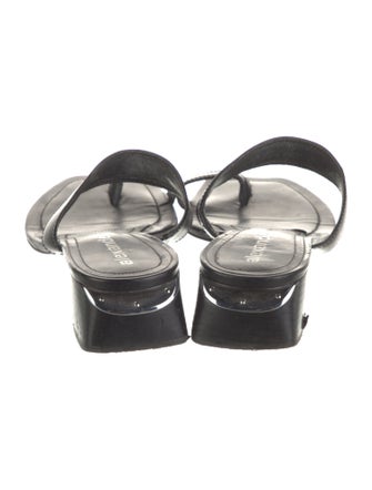 Alexander Wang Leather Slides