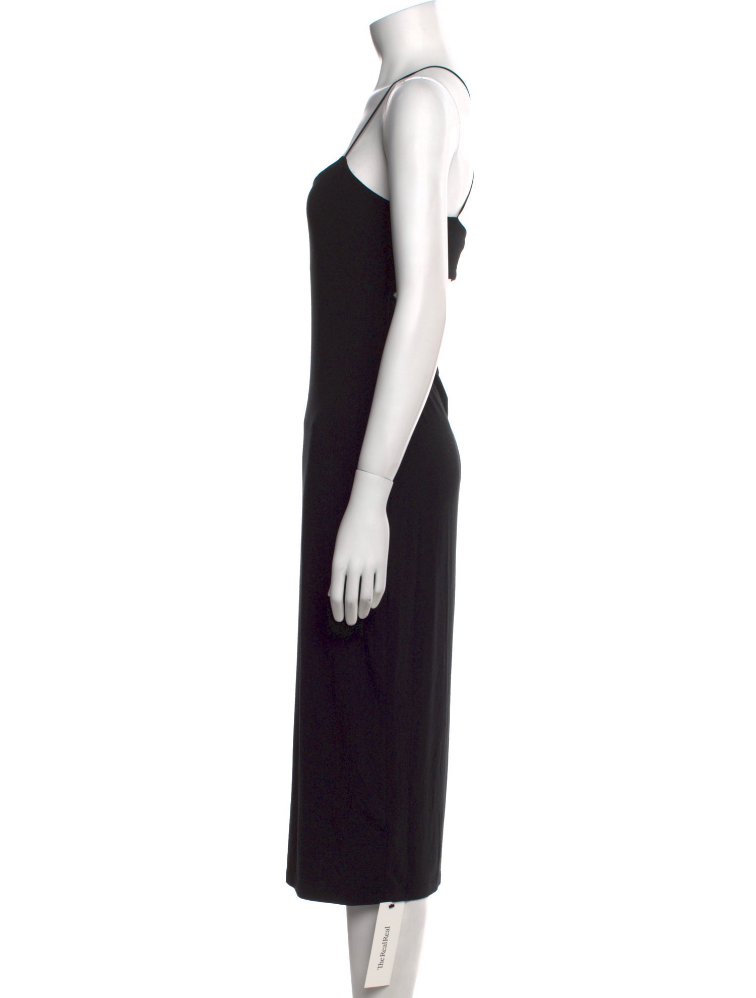 T by Alexander Wang Square Neckline Midi Length Dress