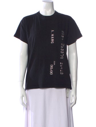 Alexander Wang Graphic Print Crew Neck T-Shirt