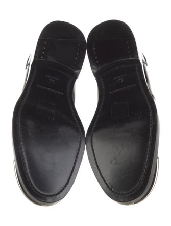 Alexander Wang Patent Leather Scalloped Accent Loafers