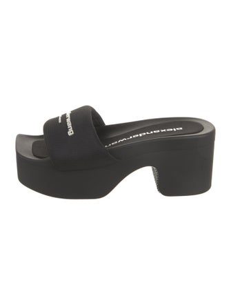 Alexander Wang Graphic Print Slides