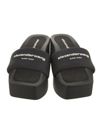 Alexander Wang Graphic Print Slides