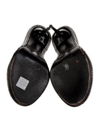 Alexander Wang PVC Colorblock Pattern Slides