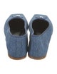 Alexander Wang Denim Bow Accents Ballet Flats