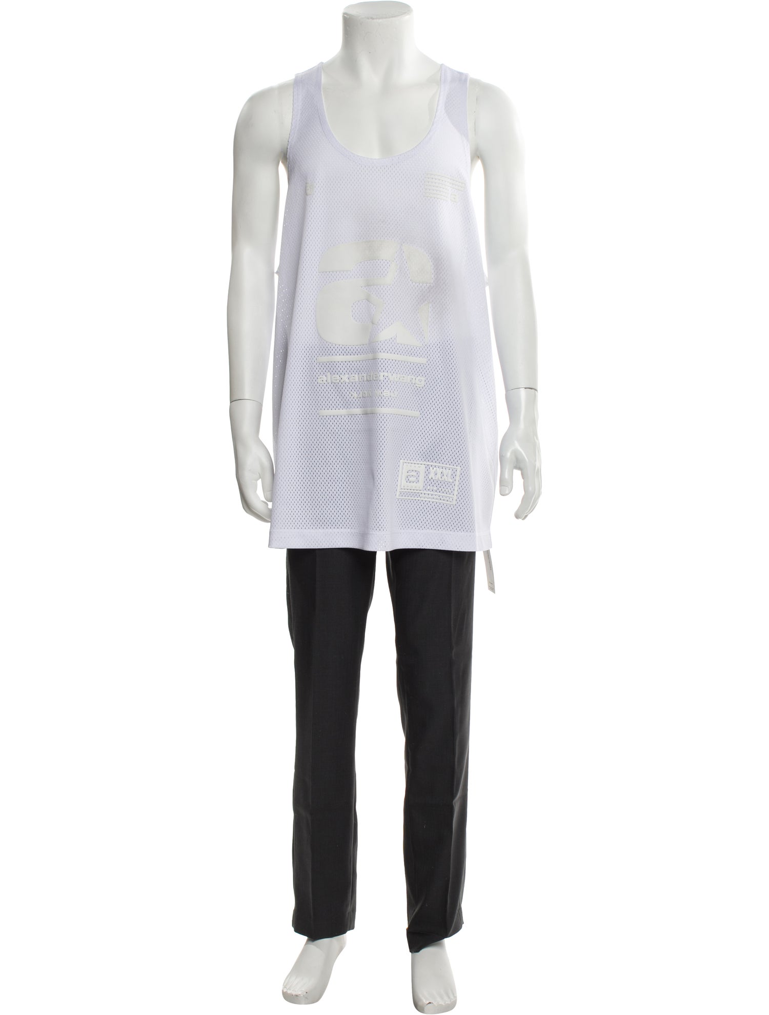 Alexander Wang Scoop Neck Sleeveless T-Shirt