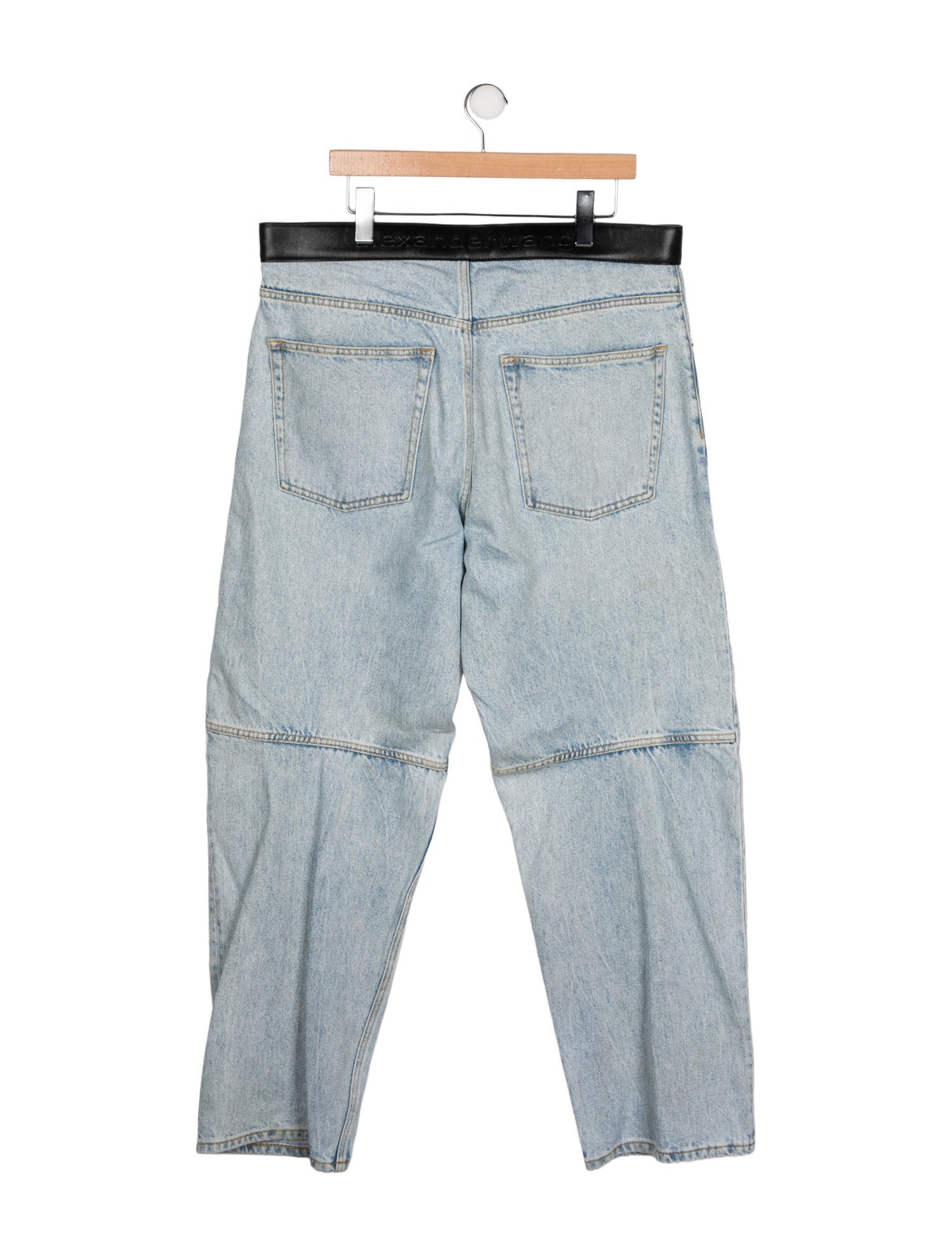 Alexander Wang High-Rise Straight Leg Jeans