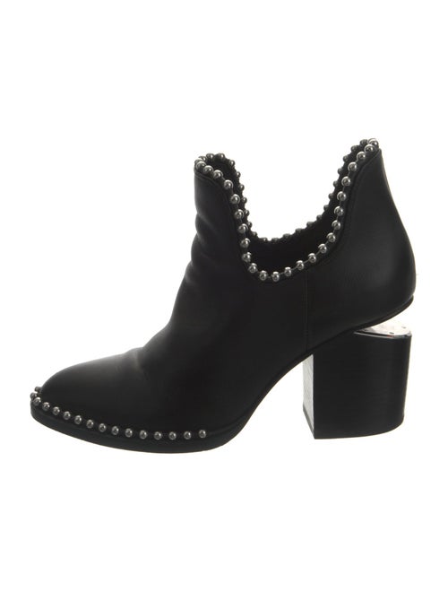 Alexander Wang Leather Studded Accents Boots
