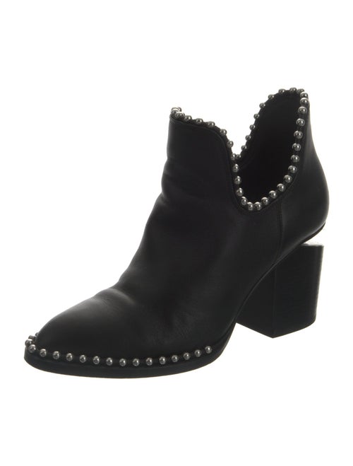 Alexander Wang Leather Studded Accents Boots