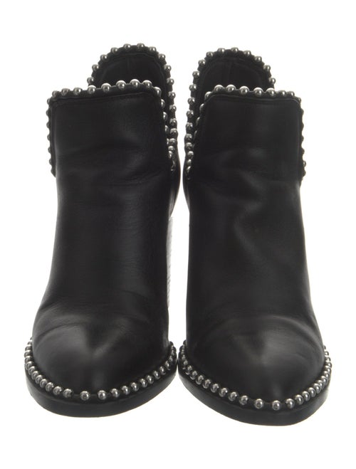 Alexander Wang Leather Studded Accents Boots