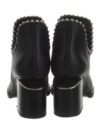 Alexander Wang Leather Studded Accents Boots