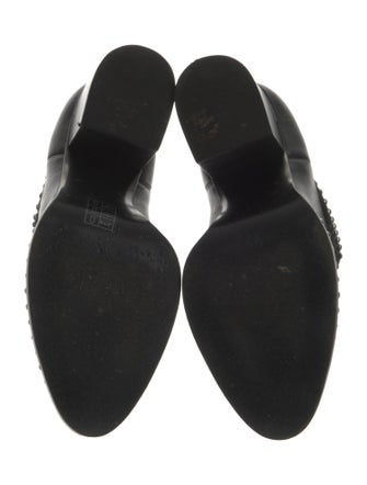 Alexander Wang Leather Studded Accents Boots