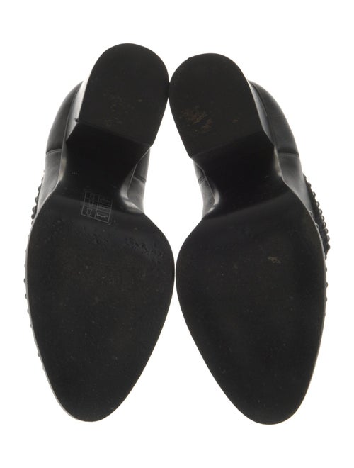 Alexander Wang Leather Studded Accents Boots