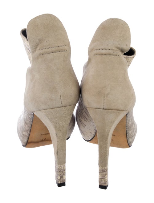 Alexander Wang Suede Animal Print Sandals