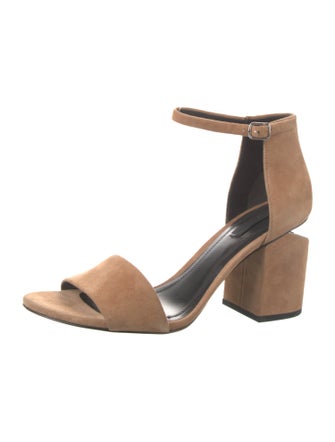Alexander Wang Suede Cutout Accent Sandals