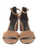 Alexander Wang Suede Cutout Accent Sandals