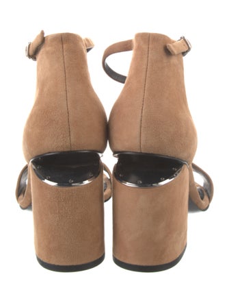 Alexander Wang Suede Cutout Accent Sandals