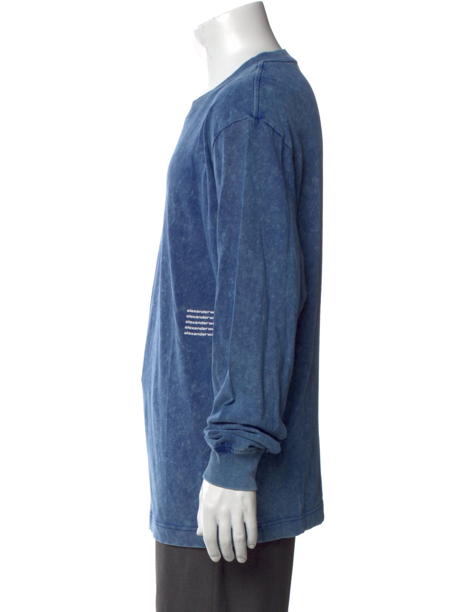 Alexander Wang Crew Neck Long Sleeve T-Shirt