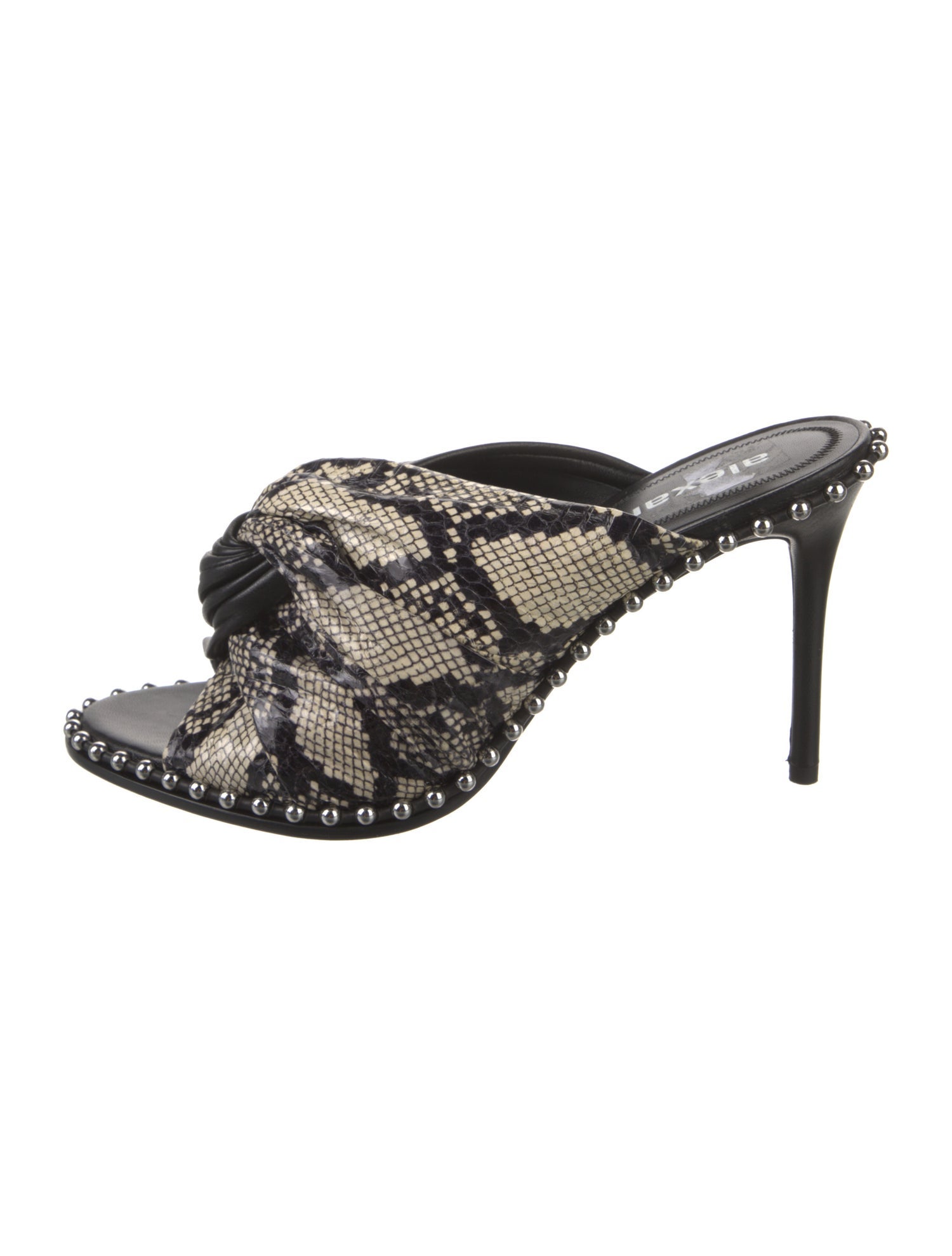 Alexander Wang Leather Printed Slides