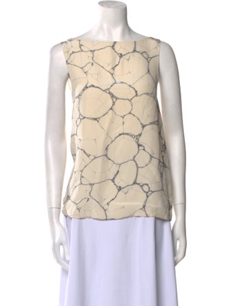 Alexander Wang Silk Printed Top