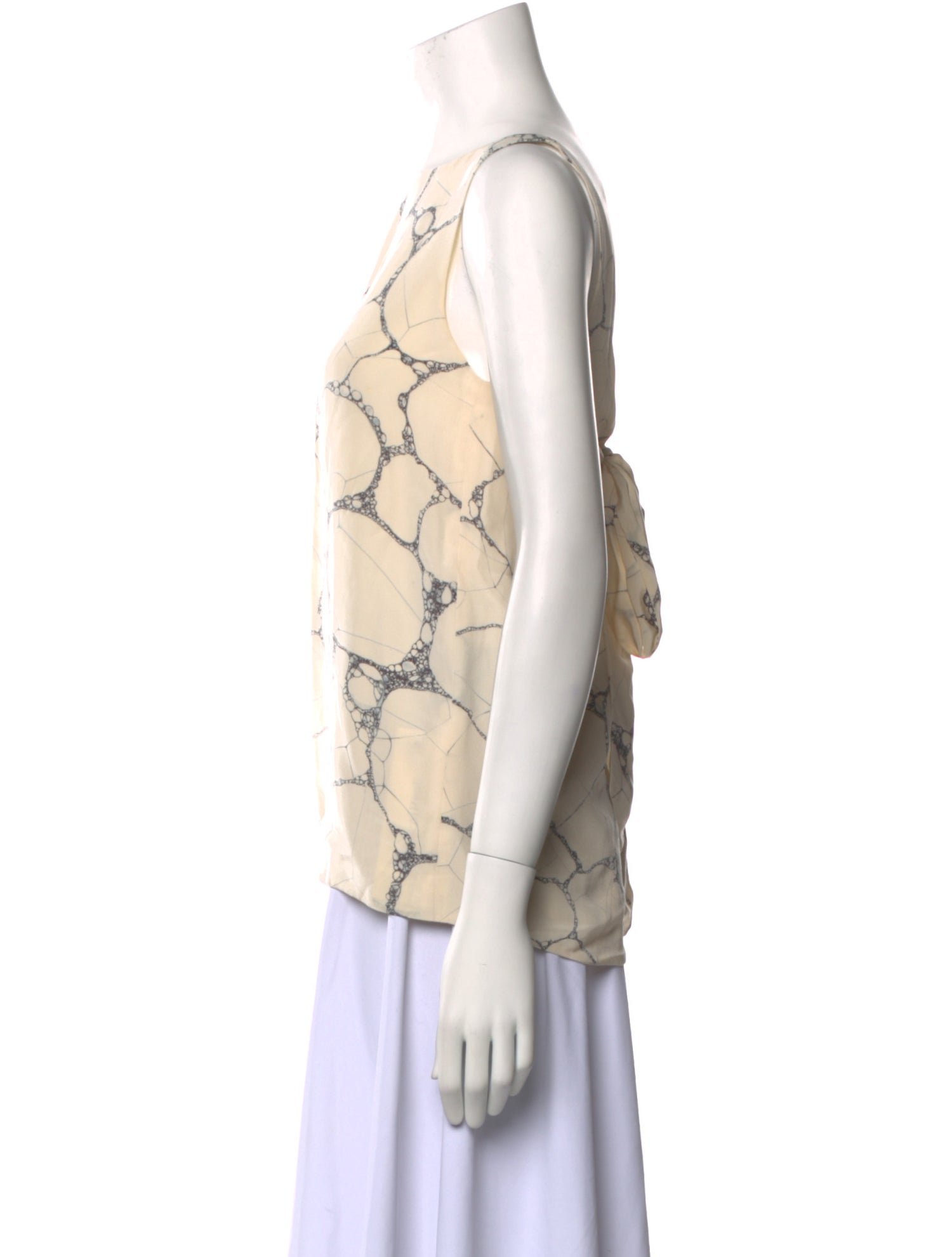 Alexander Wang Silk Printed Top