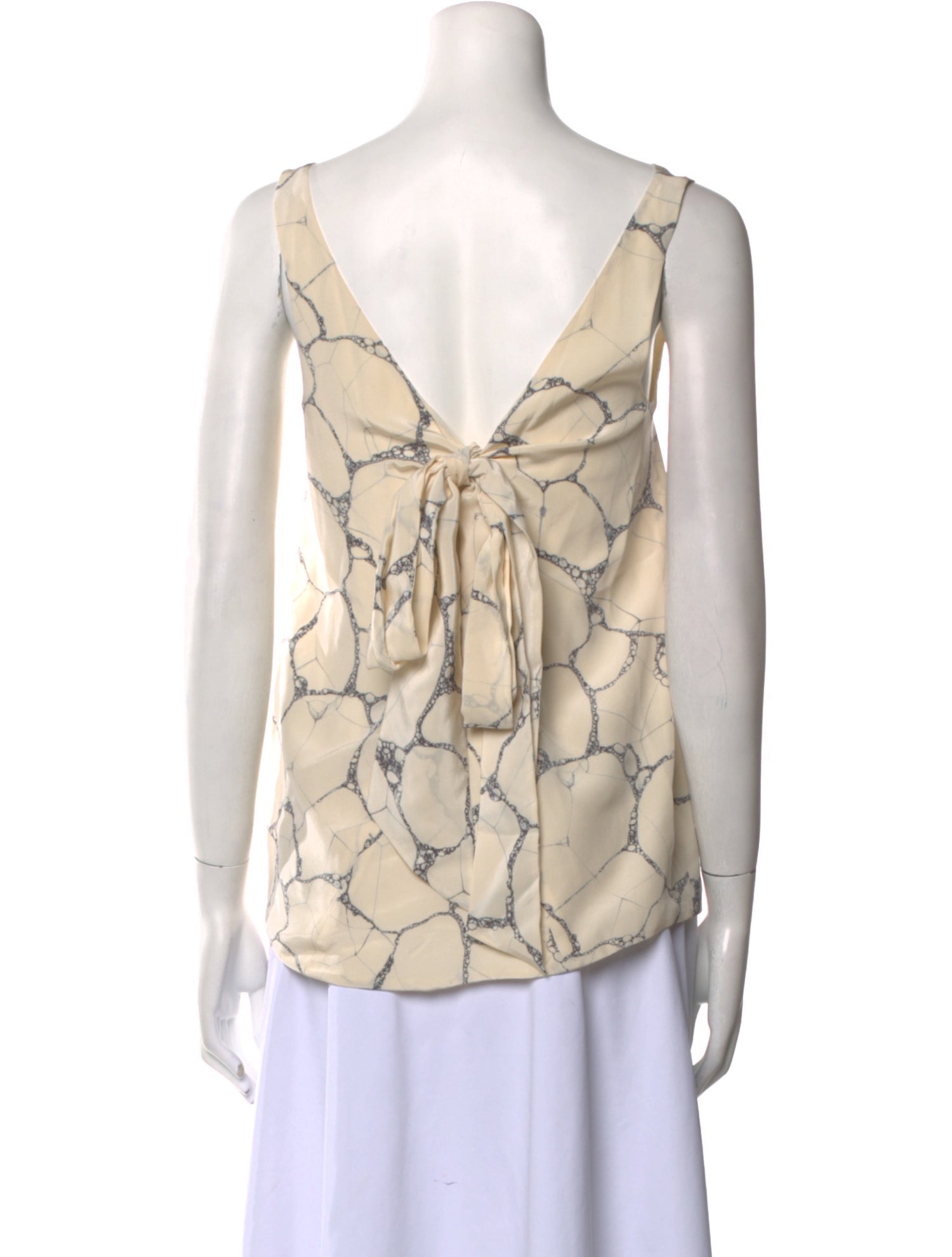 Alexander Wang Silk Printed Top