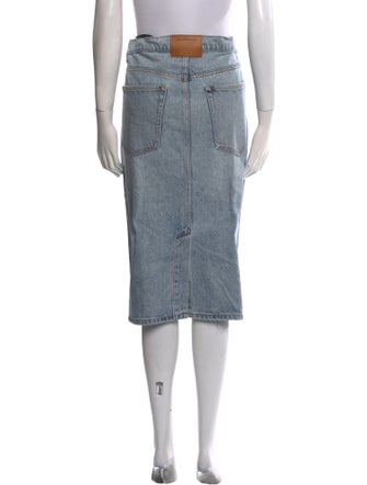 Alexander Wang Distressed Accents Midi Length Skirt