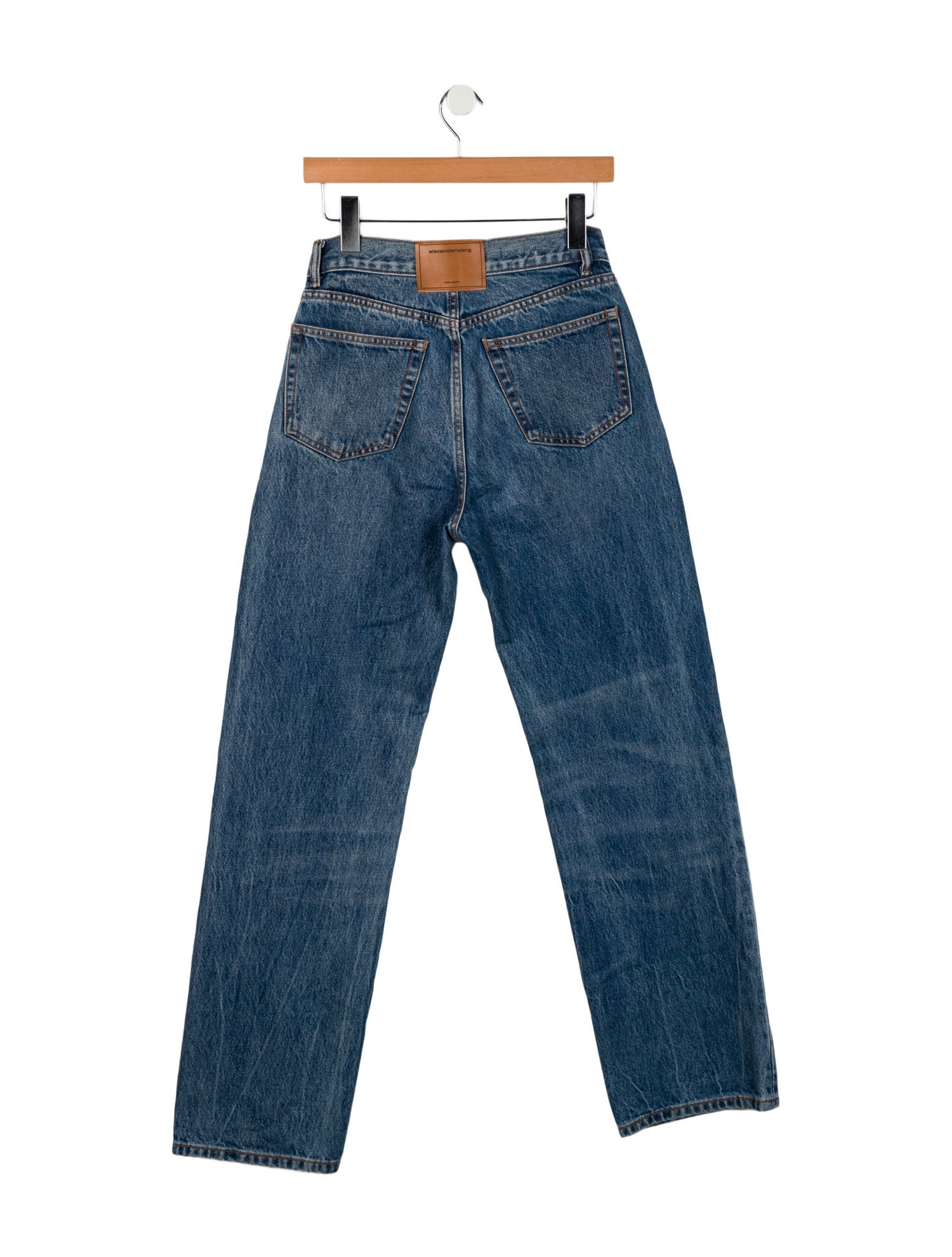 Alexander Wang Mid-Rise Wide Leg Jeans