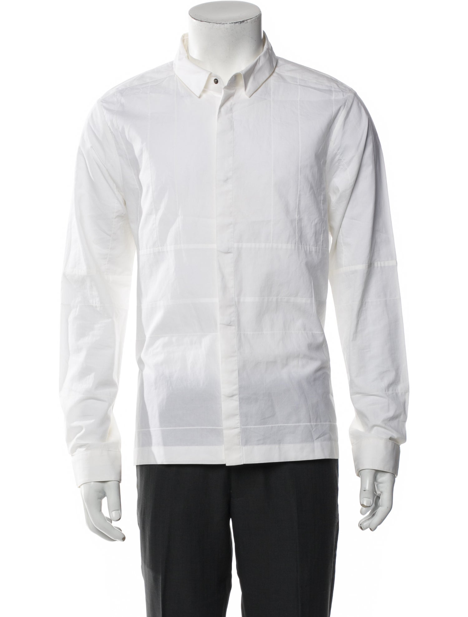 Alexander Wang Long Sleeve Tuxedo Shirt