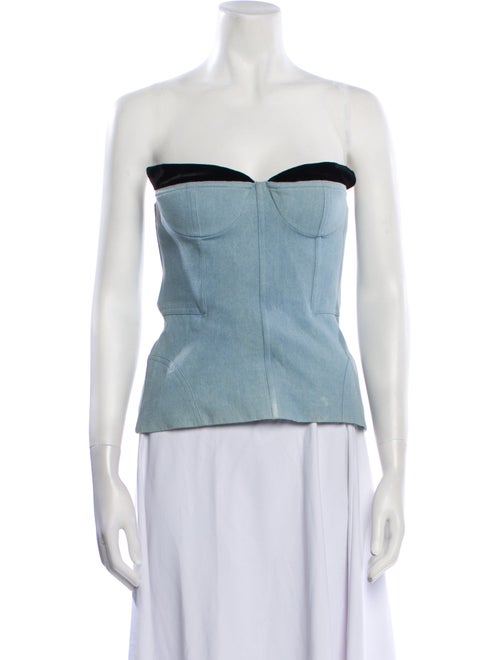 Alexander Wang Strapless Crop Top