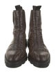 Alexander Wang Leather Animal Print Chelsea Boots
