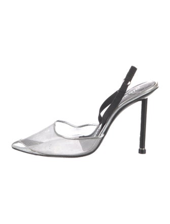 Alexander Wang Mesh Mesh Accents Slingback Pumps