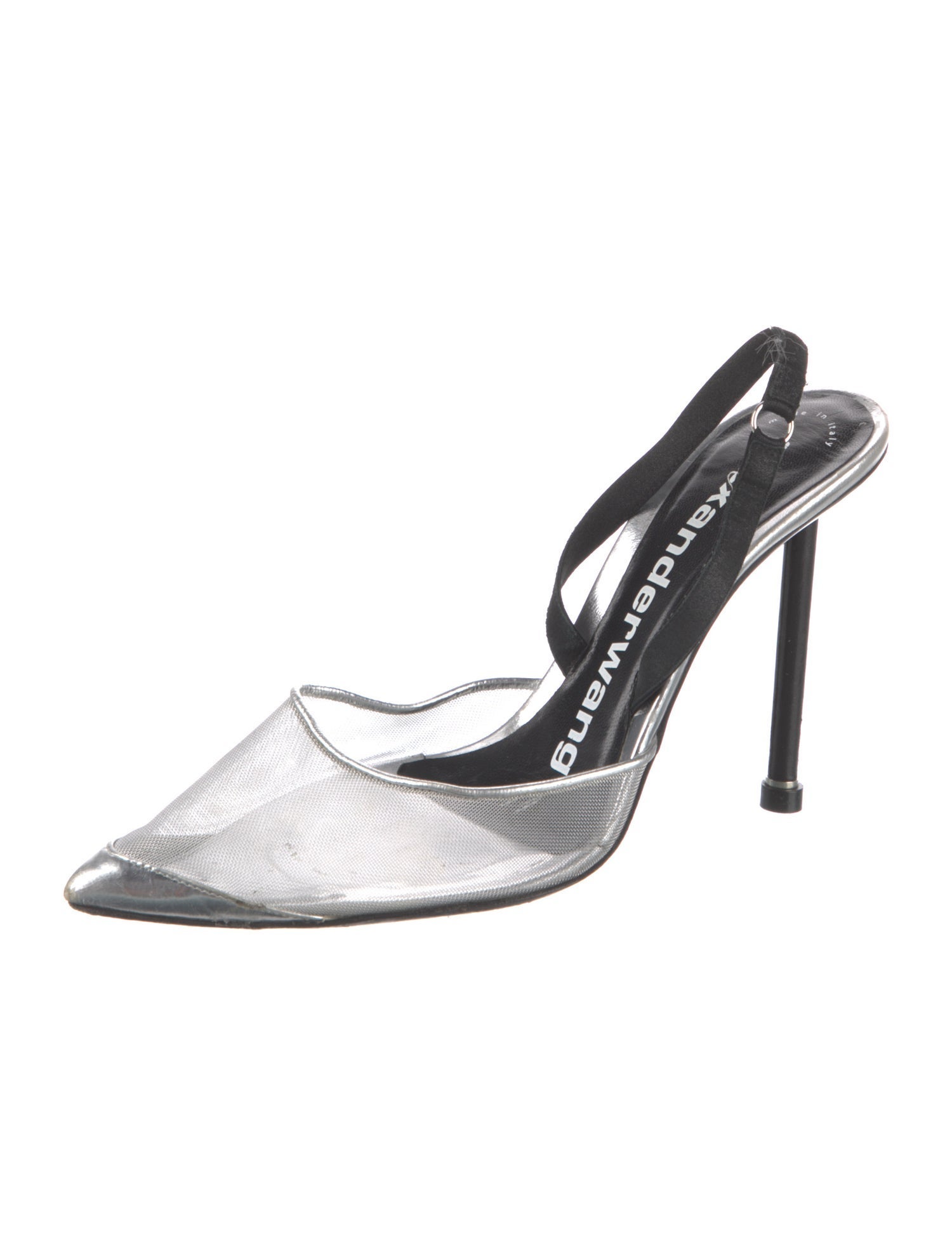 Alexander Wang Mesh Mesh Accents Slingback Pumps