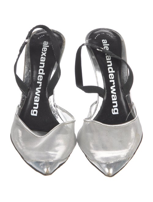 Alexander Wang Mesh Mesh Accents Slingback Pumps