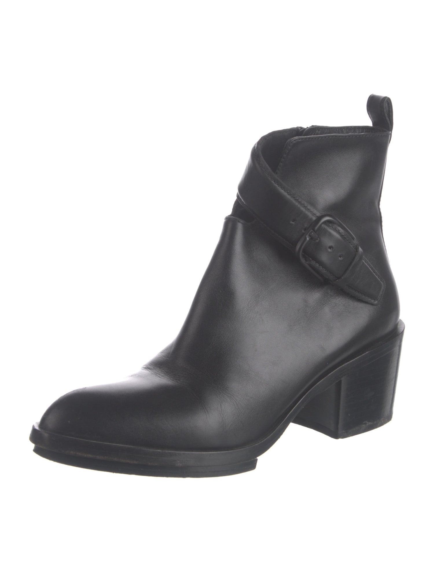 Alexander Wang Leather Cutout Accent Boots