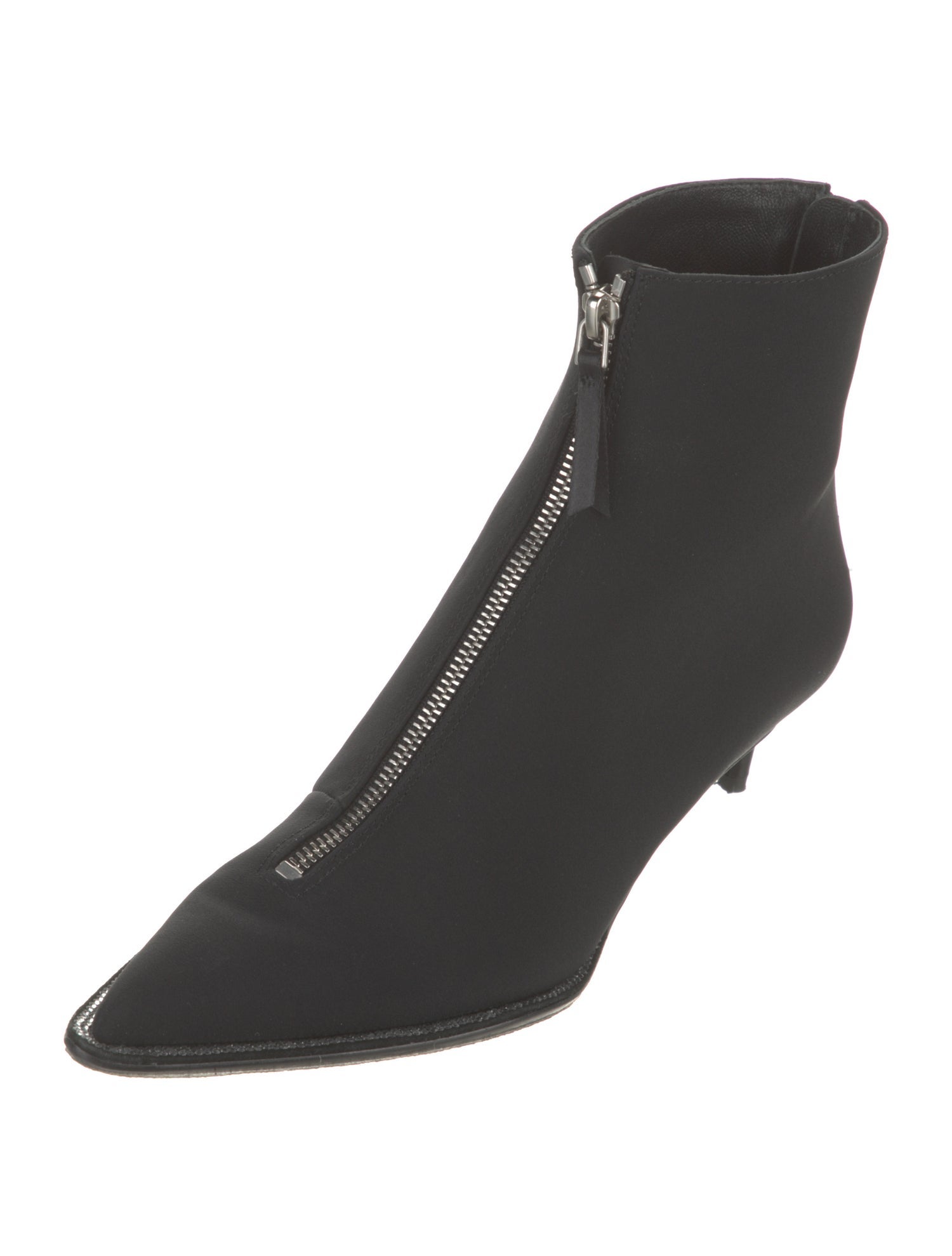 Alexander Wang Neoprene Crystal Embellishments Lace-Up Boots