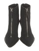 Alexander Wang Neoprene Crystal Embellishments Lace-Up Boots
