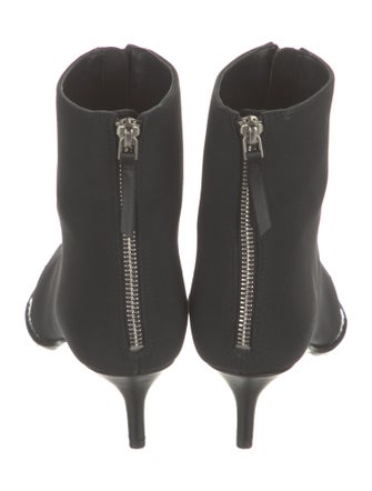 Alexander Wang Neoprene Crystal Embellishments Lace-Up Boots