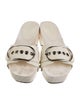 Alexander Wang Leather Studded Accents Slides