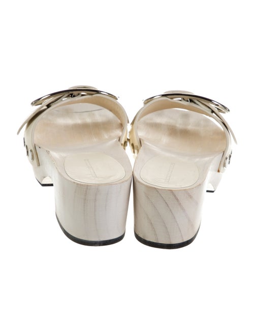 Alexander Wang Leather Studded Accents Slides