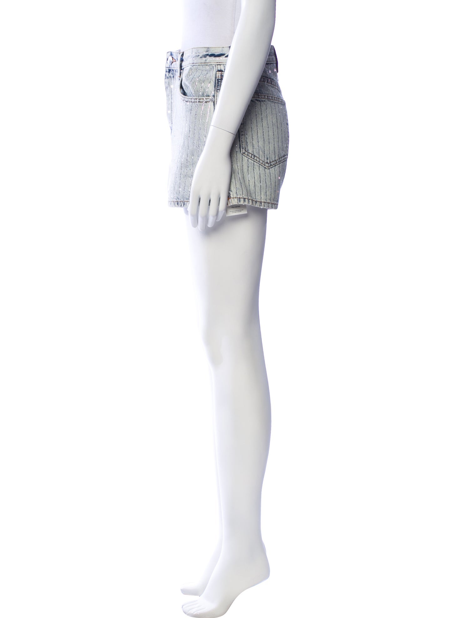 Alexander Wang Striped Mini Shorts