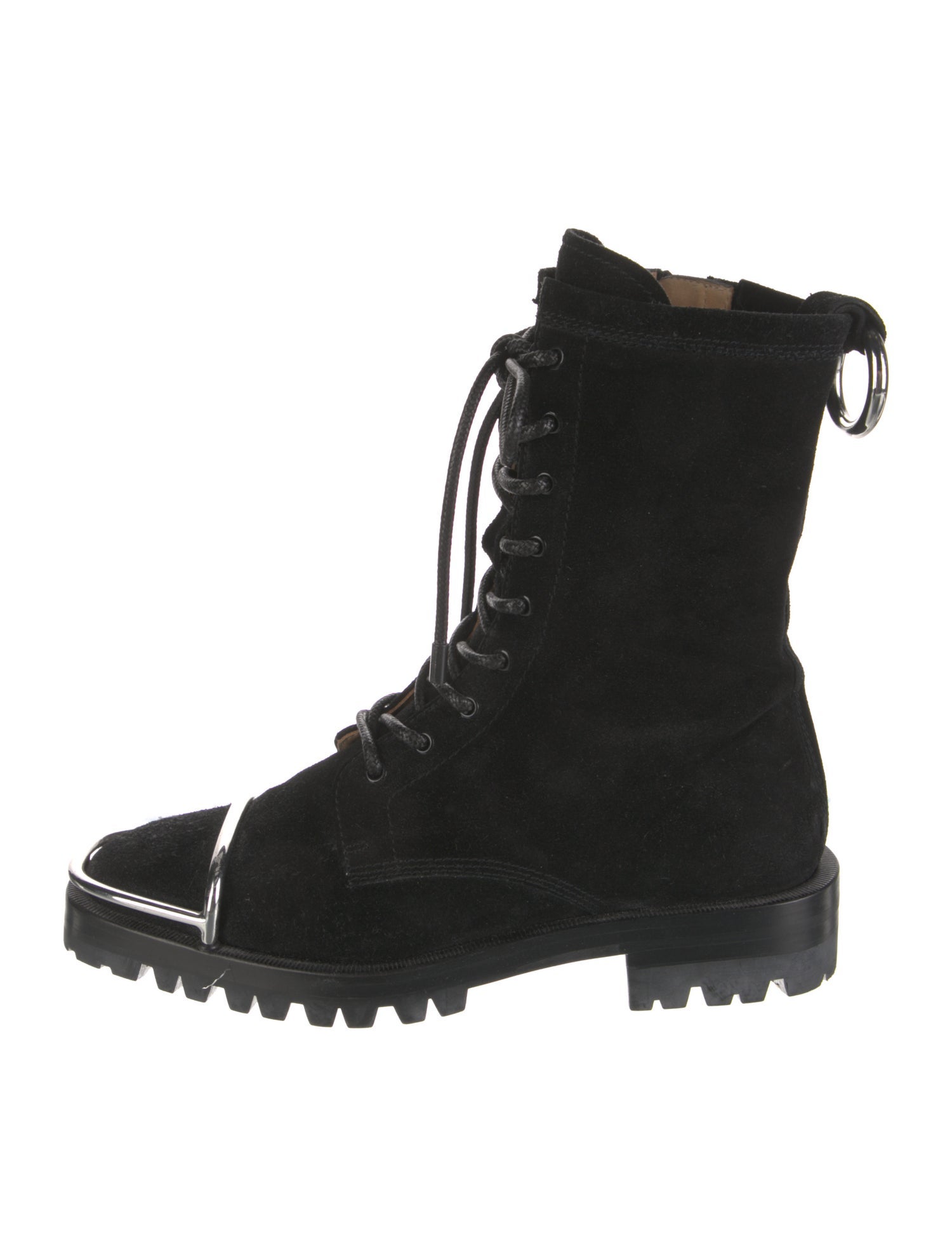 Alexander Wang Suede Combat Boots
