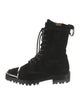 Alexander Wang Suede Combat Boots