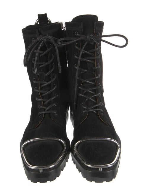 Alexander Wang Suede Combat Boots