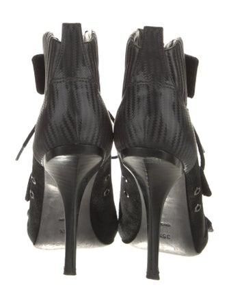 Alexander Wang Leather Mesh Accents Sandals