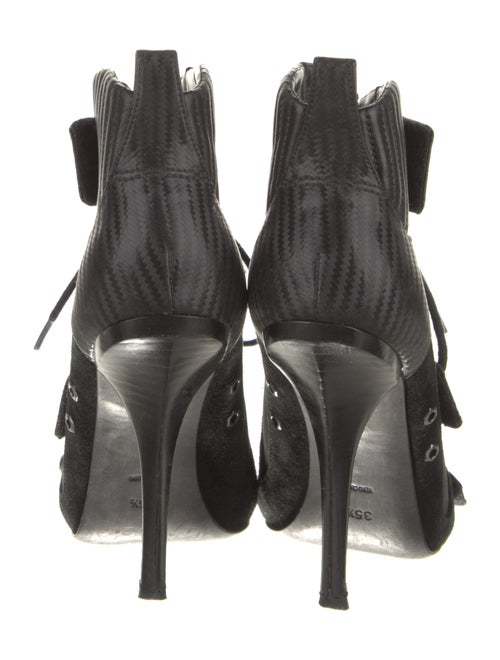 Alexander Wang Leather Mesh Accents Sandals