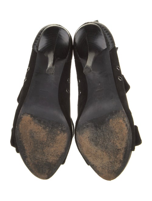 Alexander Wang Leather Mesh Accents Sandals