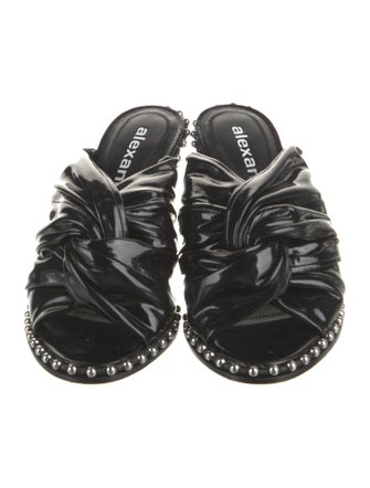 Alexander Wang Patent Leather Slides