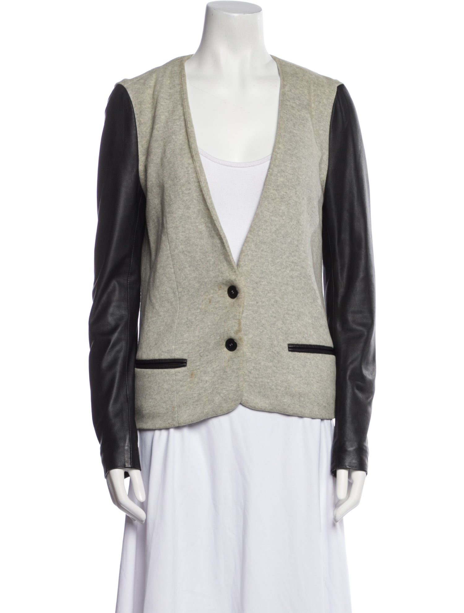 Alexander Wang Colorblock Pattern Blazer