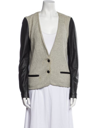 Alexander Wang Colorblock Pattern Blazer