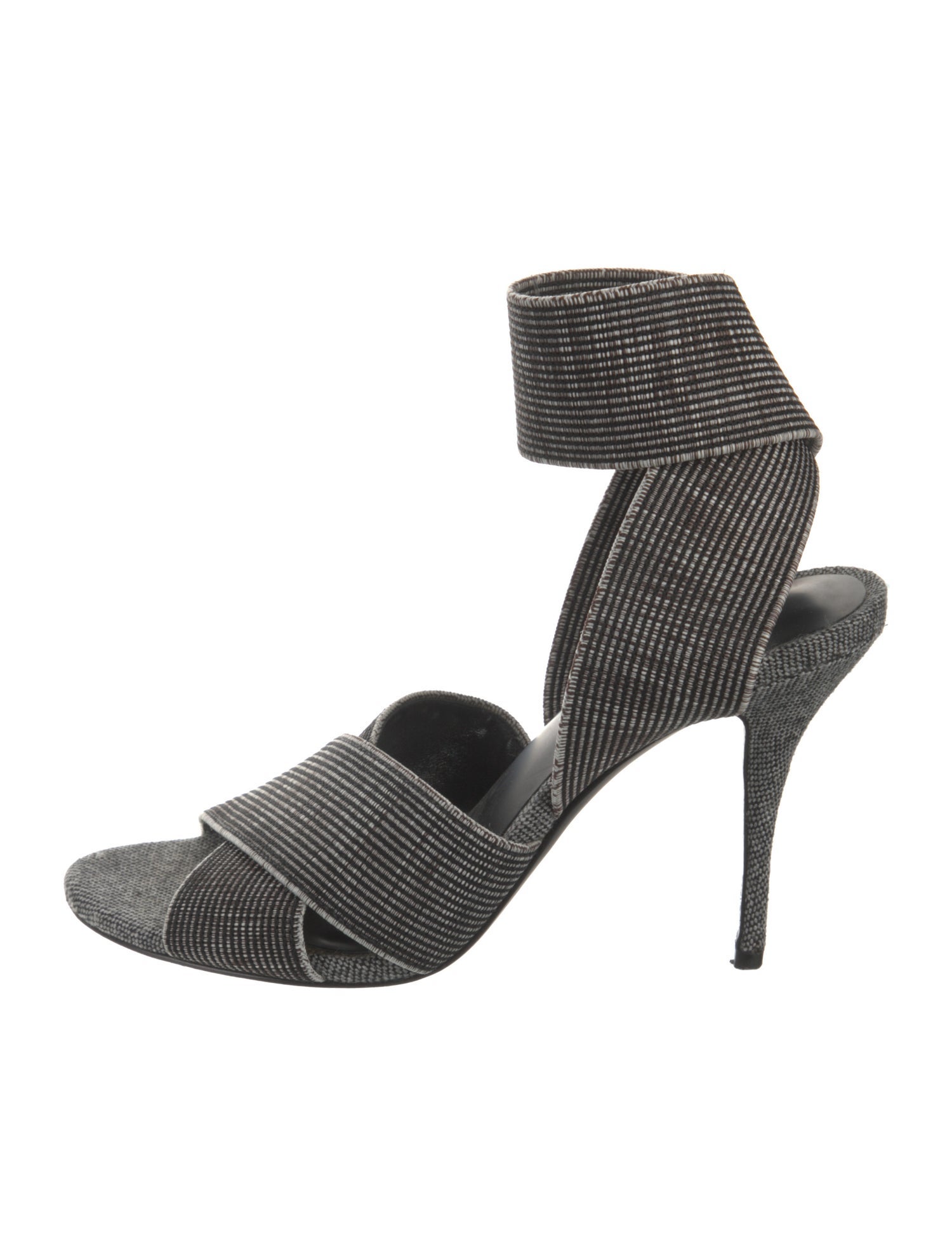 Alexander Wang Striped Slingback Sandals